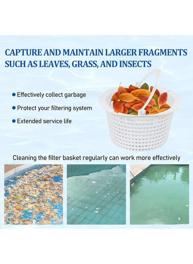 Large Pool Filter Basket with Handle 2 Inch Durable Debris Catcher for Pools and Hot Tubs - Image 4