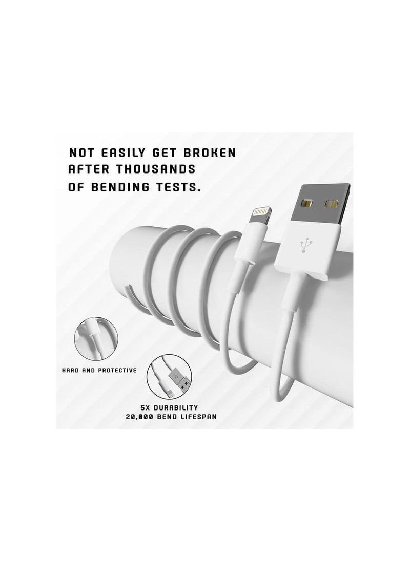 SmarTLink Lightning Data Cable Quick Charging Cable QC 3.0 5A Fast Charge Support IOS 14 13 12 11 10 SL419CB