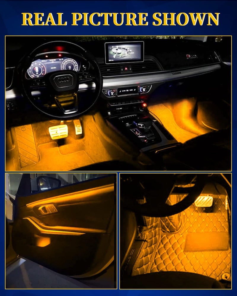 DUOFU365 Amber LED Strip Lights for Motorcycles and Cars - 30CM, 15 SMD, IP67 Waterproof, 6PCS - Image 5