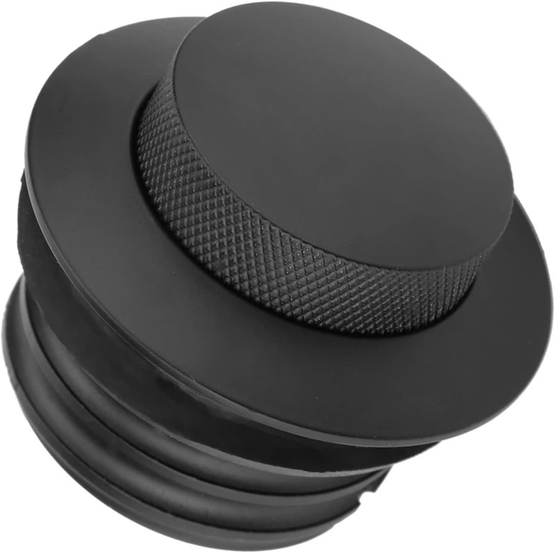 GLOGLOW Motorcycle Gas Cap, Stylish Replacement Fuel Tank Cover for Universal Fit 1982-2017, Durable Oil Reservoir Cap with Pop-Up Vent for Cruiser Touring and Custom Bikes, Black - Image 4