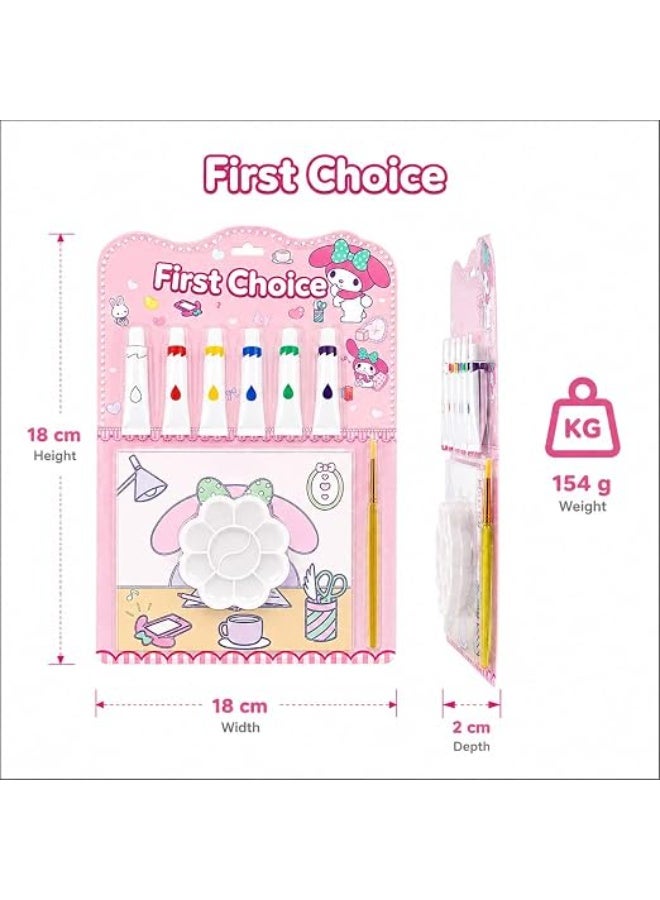 First Choice Watercolor Paint Set with Palette and Brush - Educational Art - Image 2