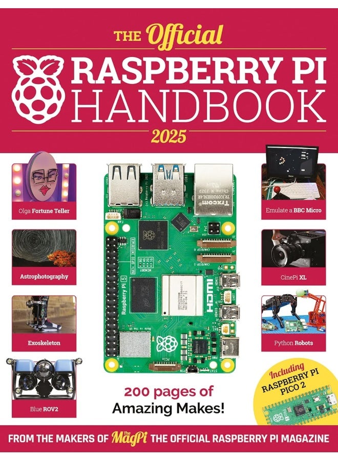 دليل Raspberry Pi الرسمي 2025: مشاريع مذهلة مع حواسيب Raspberry Pi