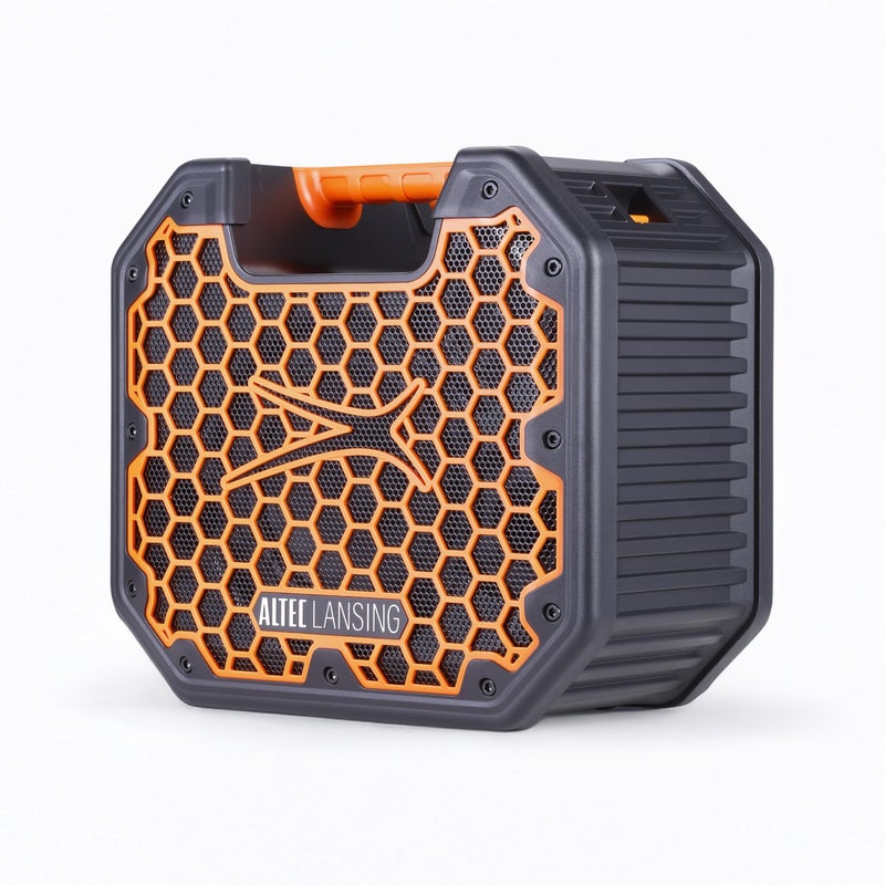 Altec Lansing TOUGHBOXX Bluetooth Speaker, 70W Peak Power, IPX5 Waterproof, 18Hr Playtime, Party Sync 100+ Units, FM Radio, USB-C & Mic in, Ultimate Portable Outdoor Bluetooth Speaker - Image 1