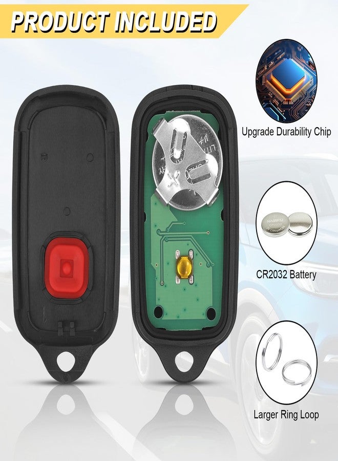 Vurkcy Key Fob Replacement for 2002-2006 Toyota Camry/ 03-08 Matrix/ 99-03 Sienna/ 02-03 Solara/ 03-08 Pontiac Vibe Car Keyless Entry Remote Control,GQ43VT14T 89742-AA030, 4 Buttons, 2Pcs - Image 5
