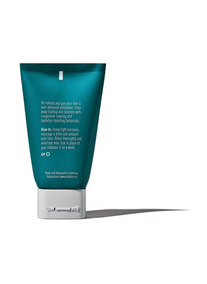 ONLY SKIN Men’S Daily Facial Scrub (3 Ounce) Daily Exfoliator Unclog Pores And Ease Inflammation Includes Plant Based Beads To Polish Away Dead Skin Cells Calms Irritated Skin  - Image 2