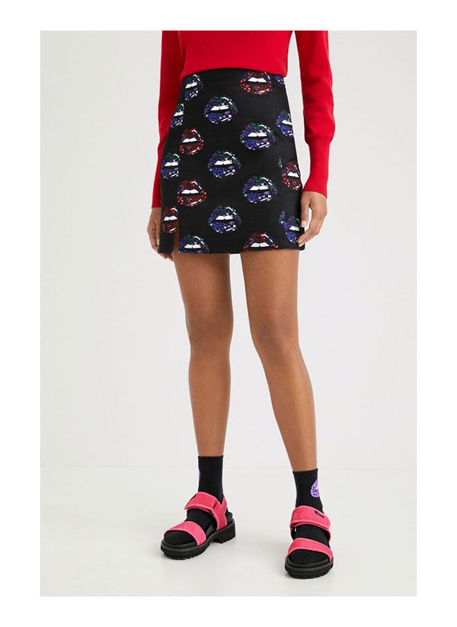 DESIGUAL Slim Lips Miniskirt  - Image 4