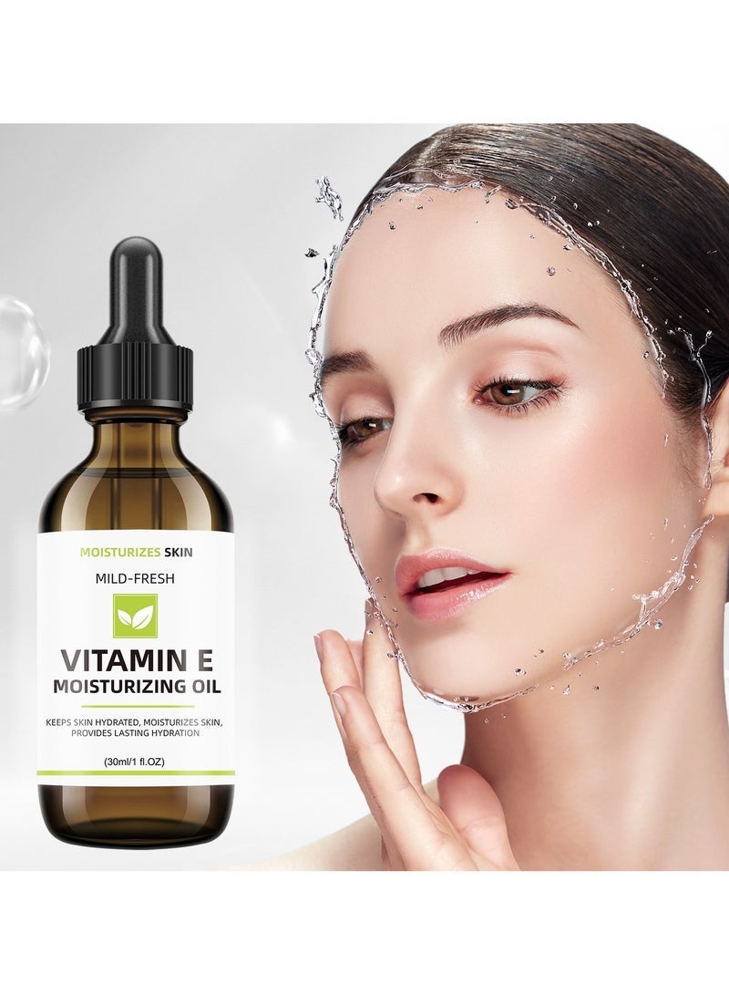 jalan Vitamin E Oil - 100% Pure Natural, 42,900 IU | Deep Skin Repair for Scars, Wrinkles & Sun Damage | d-Alpha Tocopherol | Natural E-Clear (30ml) - Image 4