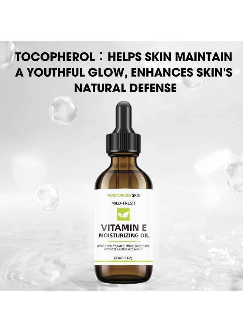 jalan Vitamin E Oil - 100% Pure Natural, 42,900 IU | Deep Skin Repair for Scars, Wrinkles & Sun Damage | d-Alpha Tocopherol | Natural E-Clear (30ml) - Image 5