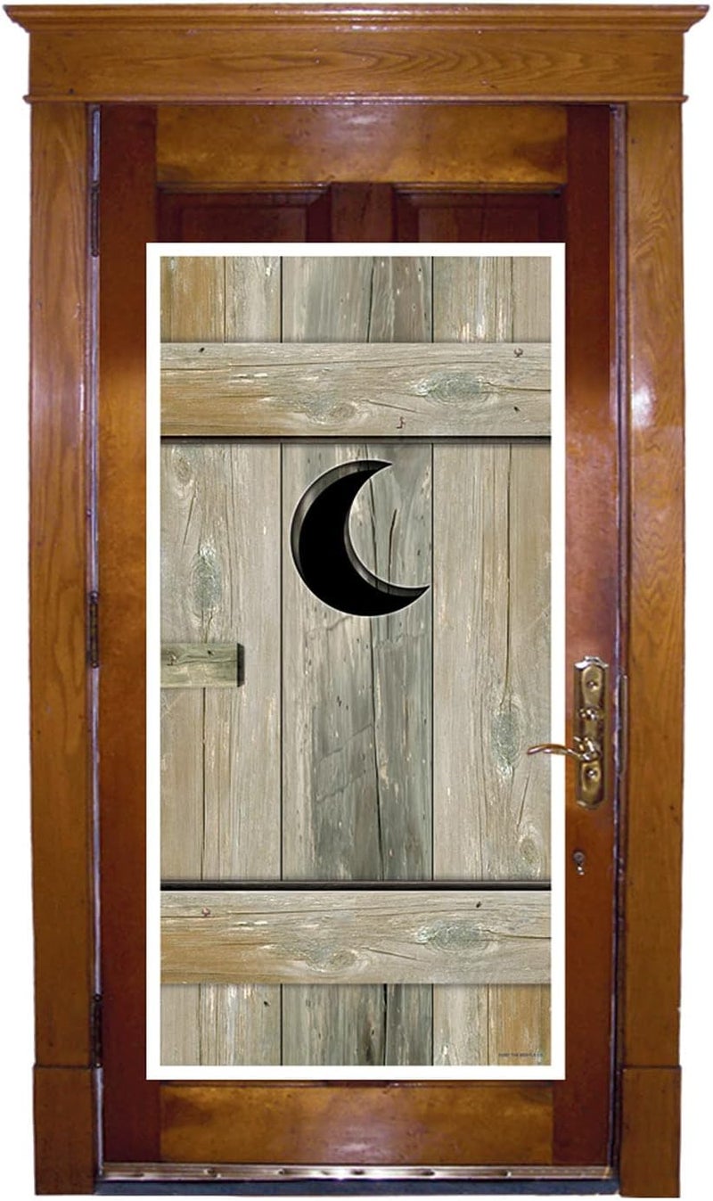 Beistle Outhouse Door Cover Party Accessory - Western Theme Decoration - Image 4