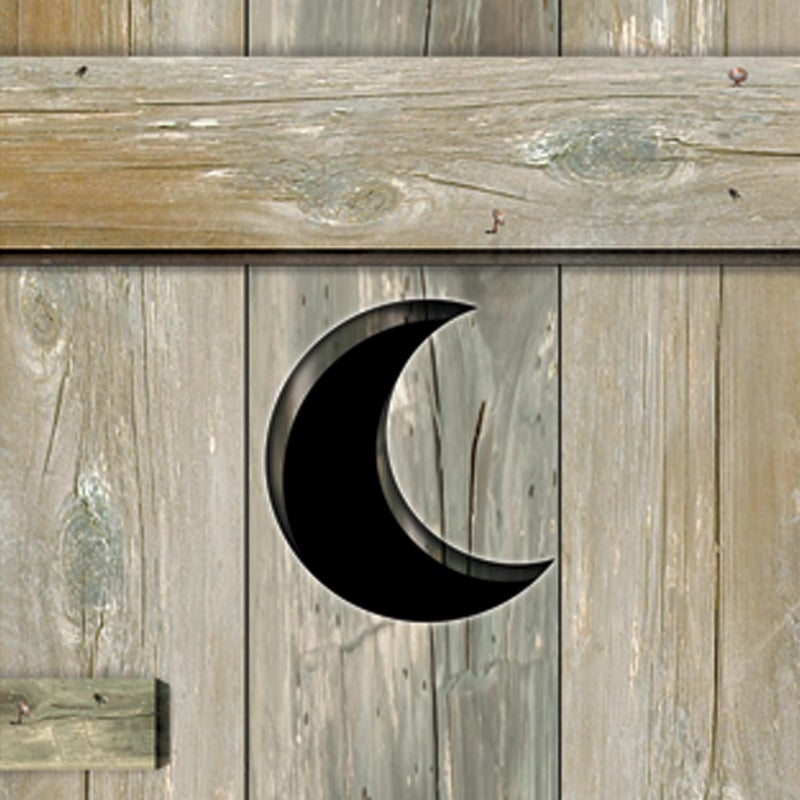 Beistle Outhouse Door Cover Party Accessory - Western Theme Decoration - Image 3