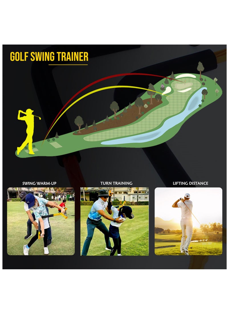 Excefore - Golf Swing Trainer for Beginners, Improve Swing Mechanics with Golf Swing Training Aid, Optimize Hinge, Forearm Rotation, and Shoulder Turn, Ergonomic Grip Golf Training Aid - Image 1