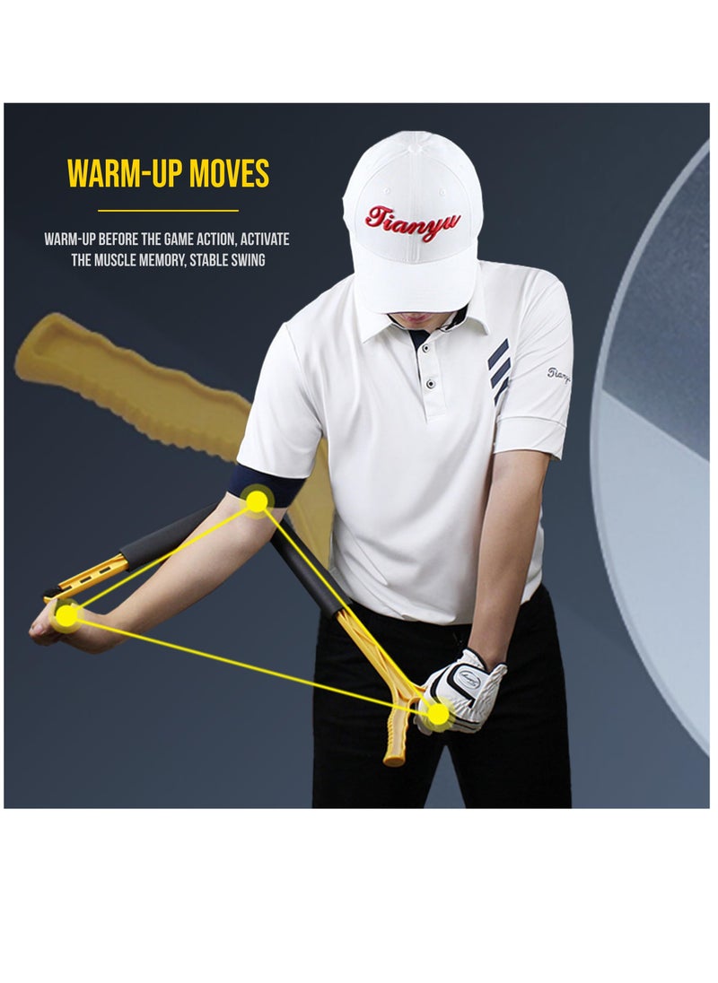 Excefore - Golf Swing Trainer for Beginners, Improve Swing Mechanics with Golf Swing Training Aid, Optimize Hinge, Forearm Rotation, and Shoulder Turn, Ergonomic Grip Golf Training Aid - Image 1