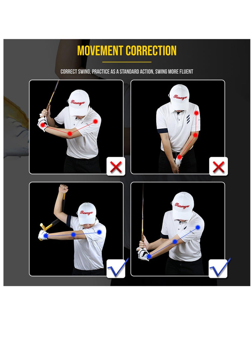 Excefore - Golf Swing Trainer for Beginners, Improve Swing Mechanics with Golf Swing Training Aid, Optimize Hinge, Forearm Rotation, and Shoulder Turn, Ergonomic Grip Golf Training Aid - Image 1