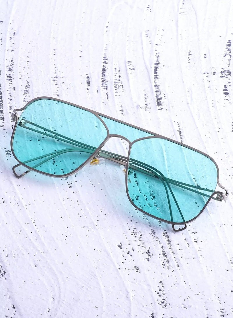 Generic Flat Top Tinted Lens Sunglasses - Image 1
