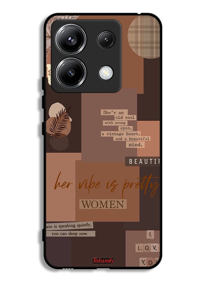 Tolwak Xiaomi Redmi Note 13 Pro 5G Protective Case Cover Adventurer Women  - Image 1