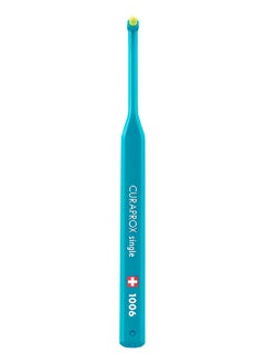 CURAPROX فرشاة أسنان بين الأسنان CS 1006، ألوان متنوعة. فرشاة يدوية ذات خصلة واحدة بين الأسنان، خيوط CUREN® فائقة الدقة  - Image 1