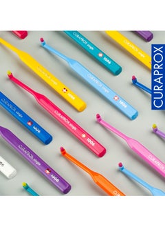 CURAPROX فرشاة أسنان بين الأسنان CS 1006، ألوان متنوعة. فرشاة يدوية ذات خصلة واحدة بين الأسنان، خيوط CUREN® فائقة الدقة  - Image 5