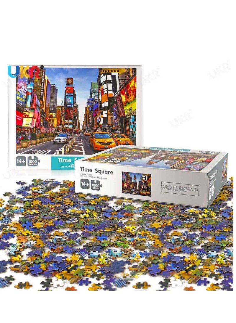UKR 1000-Piece Jigsaw Puzzle – New York City Scene | Engaging Toy Game for Teens & Kids | Challenging Puzzle for Family Fun | Perfect Brain Teaser for Adults & Children | Scenic NYC Puzzle