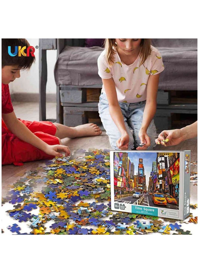 UKR 1000-Piece Jigsaw Puzzle – New York City Scene | Engaging Toy Game for Teens & Kids | Challenging Puzzle for Family Fun | Perfect Brain Teaser for Adults & Children | Scenic NYC Puzzle