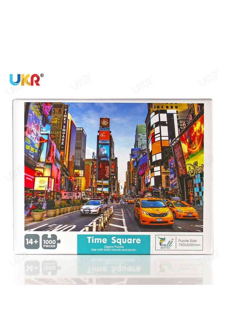 UKR 1000-Piece Jigsaw Puzzle – New York City Scene | Engaging Toy Game for Teens & Kids | Challenging Puzzle for Family Fun | Perfect Brain Teaser for Adults & Children | Scenic NYC Puzzle