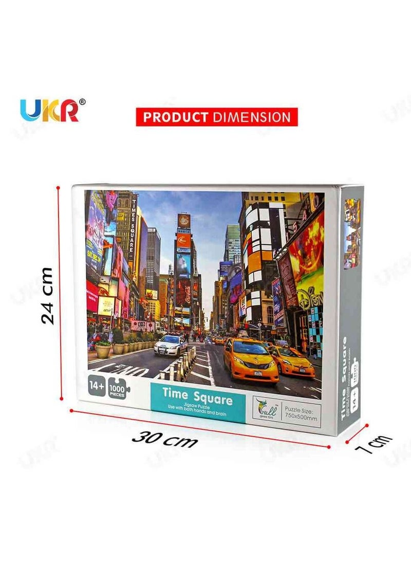 UKR 1000-Piece Jigsaw Puzzle – New York City Scene | Engaging Toy Game for Teens & Kids | Challenging Puzzle for Family Fun | Perfect Brain Teaser for Adults & Children | Scenic NYC Puzzle