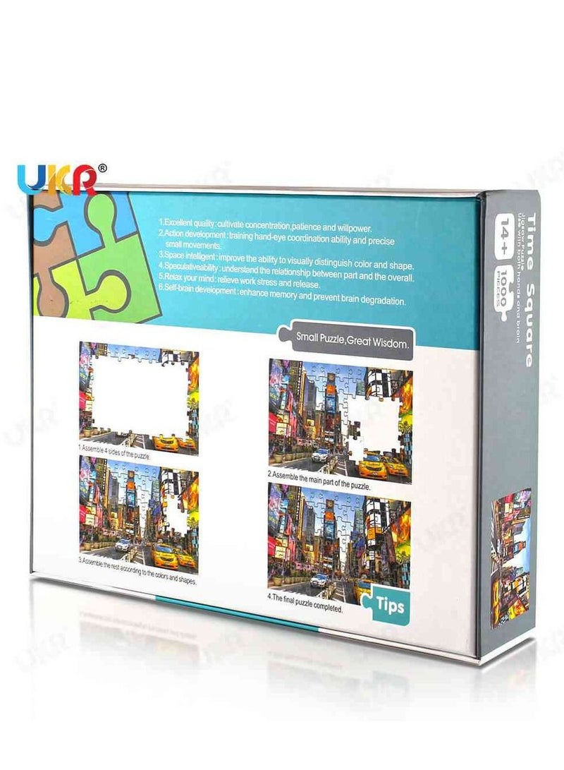 UKR 1000-Piece Jigsaw Puzzle – New York City Scene | Engaging Toy Game for Teens & Kids | Challenging Puzzle for Family Fun | Perfect Brain Teaser for Adults & Children | Scenic NYC Puzzle