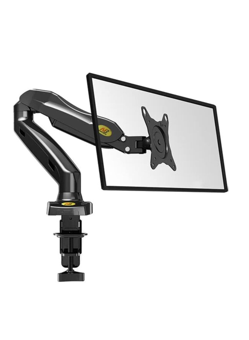 NB Single Arm Gas Spring Monitor Mount – Adjustable Desk Holder for 17"–30" Screens - Image 1