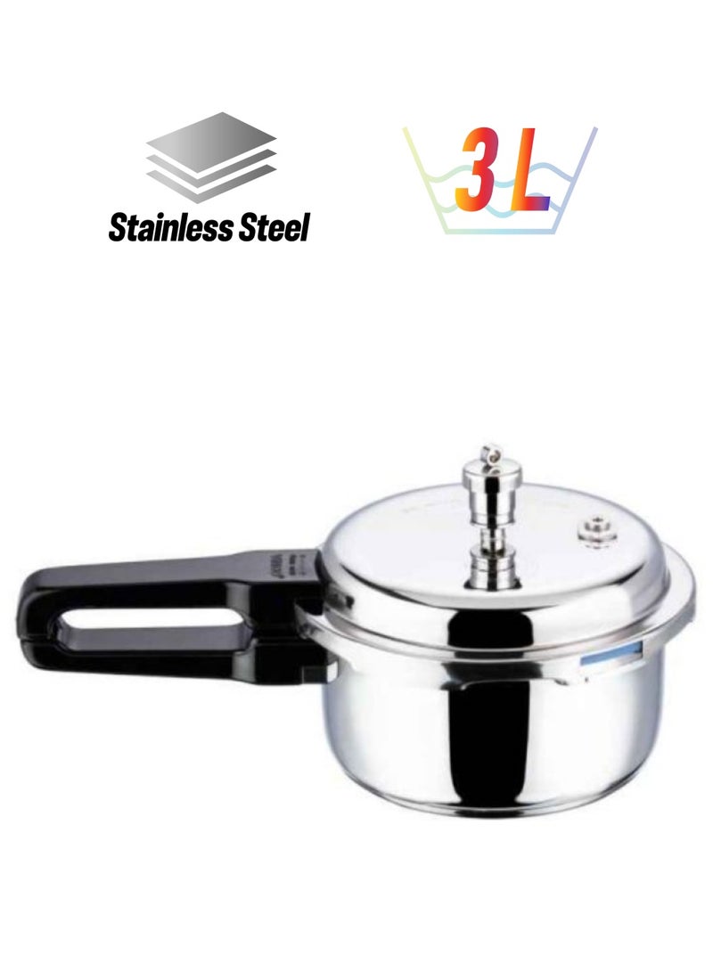 Top Pick Steel Induction Pressure Cooker Outer Lid Non Slip Handleit