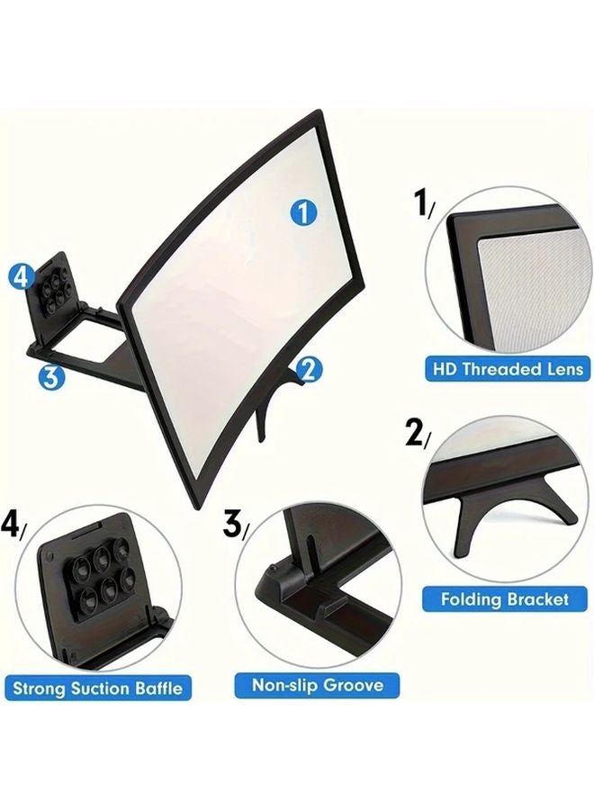 12 Inch Phone Screen Extender Foldable Stand For Movies Videos And Games - Image 4