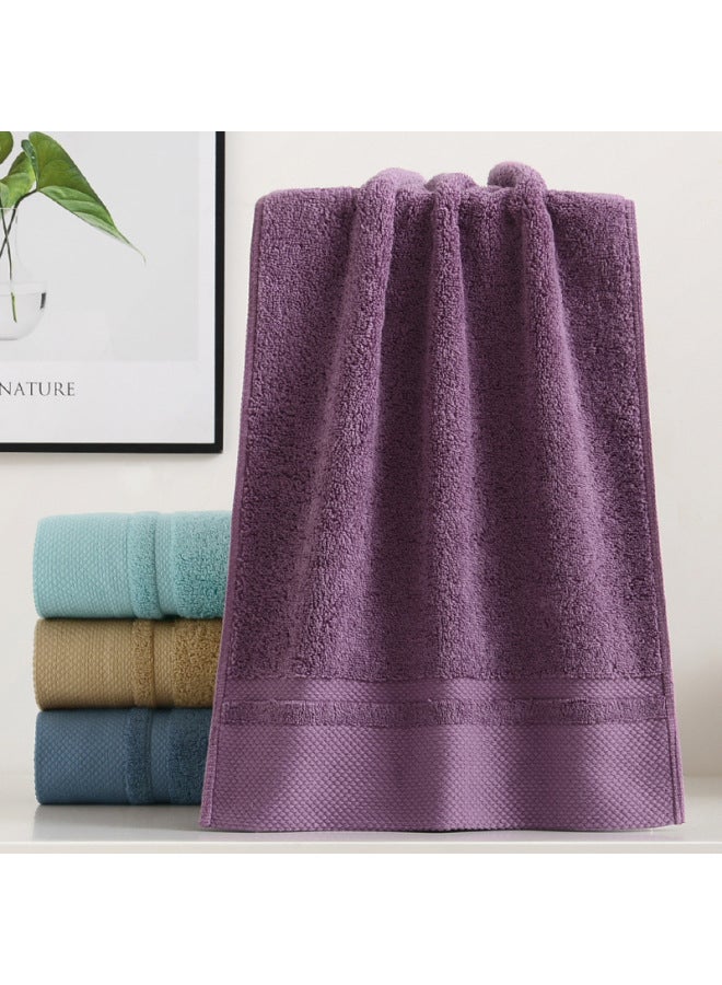 Plain Thickened Long-staple Cotton Towel Face Towel For Home Use, Absorbent, Soft, Comfortable Hotel Bath Towel, Towel Souvenir
