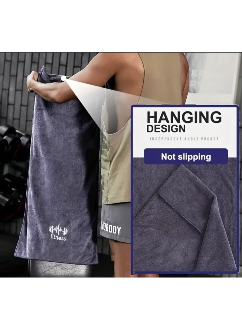مايكرو مناشف تمرين للصالة الرياضة (مجموعة من 2 فوطة)، مناشف للعرق بخاصية التبريد، فوطة مايكروفايبرعالية امتصاص العرق، منشفة للجيم واليوجا والانشطة - الخارجية - خفيفة الوزن (95×40سم) - ريجيد فيتنس، ألياف دقيقة-كبيرة الحجم ألوان متعددة - Image 5