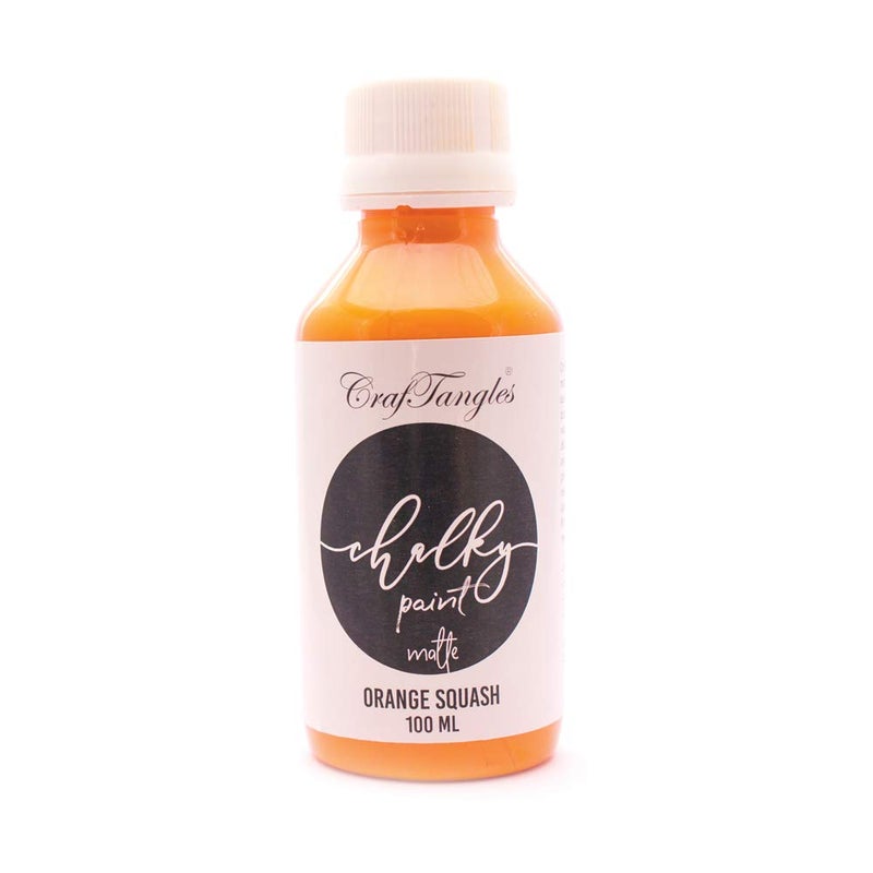 CrafTangles Chalk Paint - Orange Squash (100 ml) - Image 1