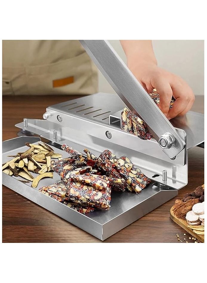 Manual Bone Meat Cutter,Stainless Steel Ribs Meat Chopper,Home Commercial Food Slicer Machine for Fish,Chicken,Beef,Frozen Meat,Vegetables.  - Image 5