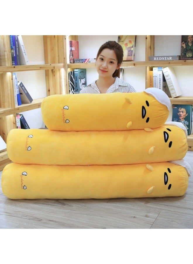 Cute Egg-shaped Plush Toy Summer Air-conditioned Room Pillow Bed Long Leg Clip Doll Cylindrical Pillow-Specifications:Chef Bear Pillow-Color:68CM - Image 4