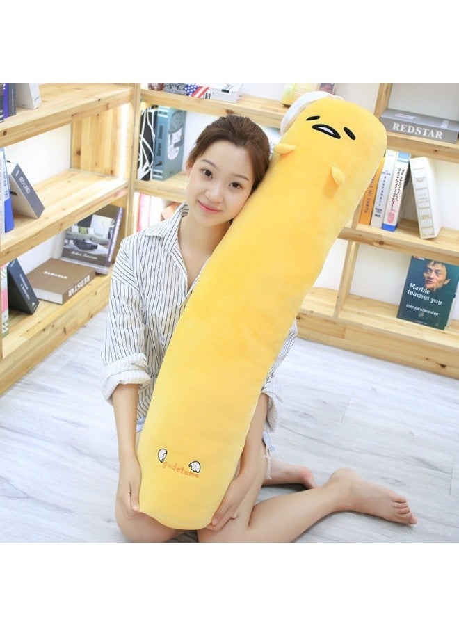Cute Egg-shaped Plush Toy Summer Air-conditioned Room Pillow Bed Long Leg Clip Doll Cylindrical Pillow-Specifications:Chef Bear Pillow-Color:68CM - Image 3