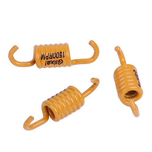 Glixal ATKS-03905 High Performance Racing Moped ATV Scooter Torque Spring with Clutch Springs for GY6 125cc 150cc 157QMJ 152QMI Engine (1500RPM,Yellow) - Image 3
