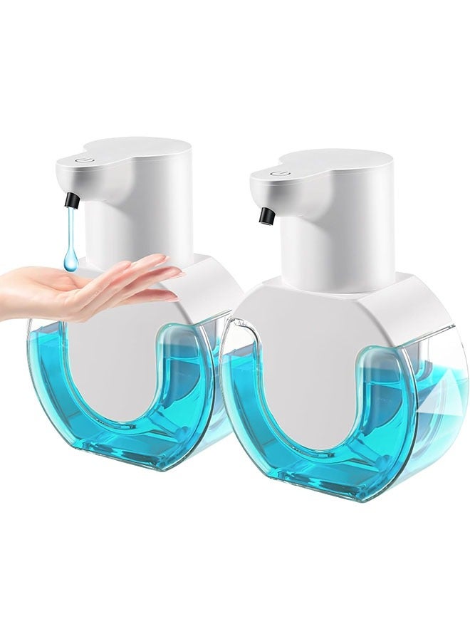YelaJoy 420ML Automatic Liquid Soap Dispenser,14.2ozTouchless Automatic Soap Dispenser,Rechargeabled Wall Mounted Smart Soap Dispenser for Bathroom Kitchen(2 Pack) - Image 1
