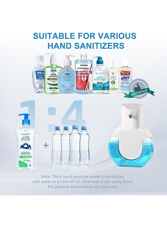 YelaJoy 420ML Automatic Liquid Soap Dispenser,14.2ozTouchless Automatic Soap Dispenser,Rechargeabled Wall Mounted Smart Soap Dispenser for Bathroom Kitchen(2 Pack) - Image 5