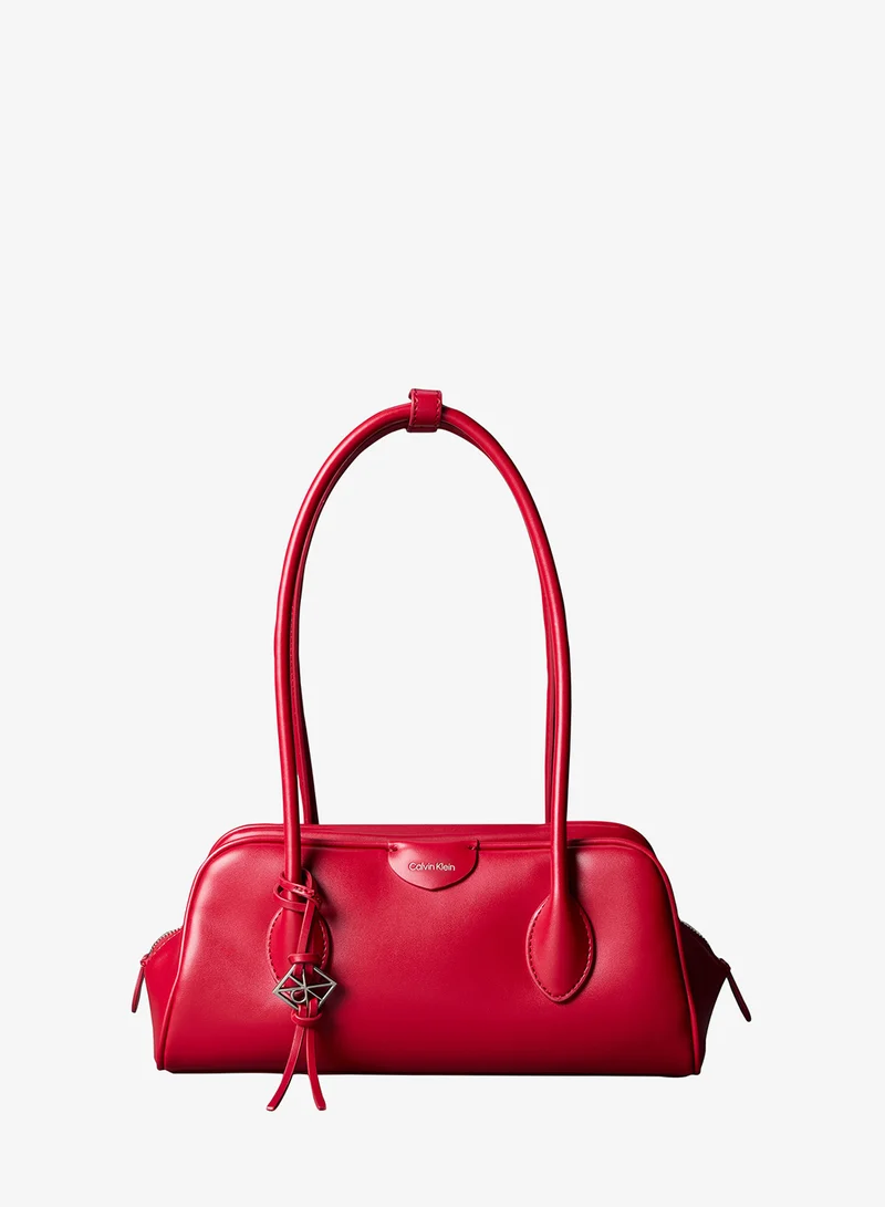 Emblem Extended Side Shoulder Bag