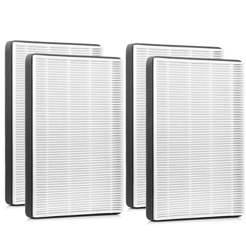 فلتر بديل F2 A2 من LINNIW 4 عبوات متوافق مع نماذج 3M Filtrete لتنقية الهواء في الغرف FAPC02WAG2 FAPC03BAG2 FAPT03BAG2 FAPSCO2N FAPCO2A2 FAPCO3A2 FAPTO3A2