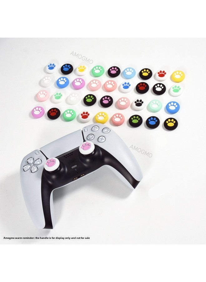 PS4/PS5/XBOXONE Handle Silicone Cap Cat Claw Silicone Rocker Cap SWITCH PRO Rocker Cap-Product Color:Ps Black Bottom Grass Green 1 Piece  - Image 5