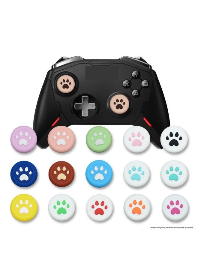 PS4/PS5/XBOXONE Handle Silicone Cap Cat Claw Silicone Rocker Cap SWITCH PRO Rocker Cap-Product Color:Ps Black Bottom Grass Green 1 Piece  - Image 2