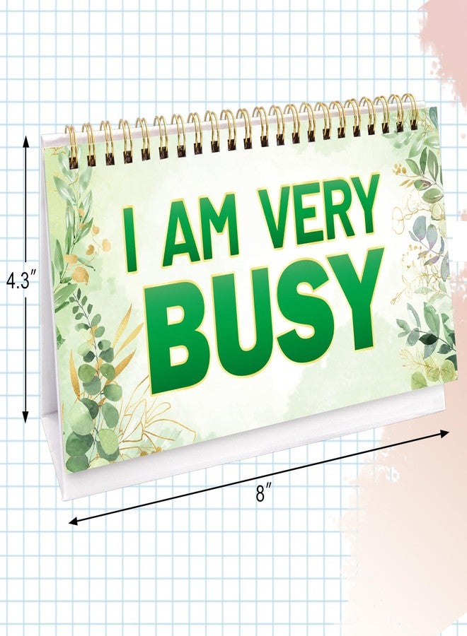 Fancy Land Funny Desk Signs Humorous Office Desk Accessories 30 Flip Messages for Office Desktop Supplies Coworker Colleague Exchange Favor - Image 2