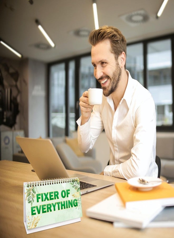 Fancy Land Funny Desk Signs Humorous Office Desk Accessories 30 Flip Messages for Office Desktop Supplies Coworker Colleague Exchange Favor - Image 4