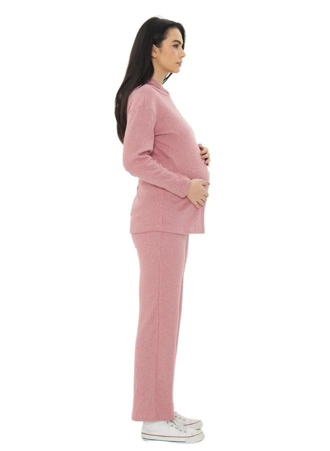 LuvmaBelly - MYRA9610 - Knitted Maternity Bottom and Top Set.