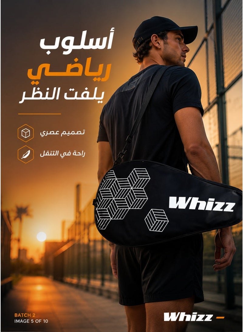 ويز شنطه حمايه لمضرب بادل حامي لمضرب البادل شنطه ضد الماء شنطة تنس حقيبة تنس حقيبة ظهر تنس حقيبة بادل شنطة مضرب بادل مضرب بادل بولباديل نيورون –  شنطه مضرب ممتاز، يتميز بدقة عالية وثبات  للاعبين المحترفين خفيف الوزن وقوي ومريح  حامي مضرب بادل خفيف كفر تنس مضرب تنس طاوله احترافي - Image 4