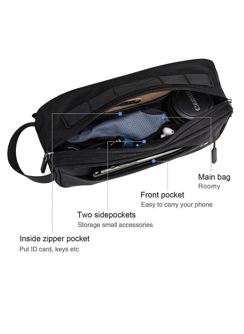 SYOSI Bike Handlebar Bag, Multifunctional Waterproof Mountain Crossbar Front Bag Road Basket Bicycle Frame Waist Shoulder Professional Cycling Accessories  - Image 3