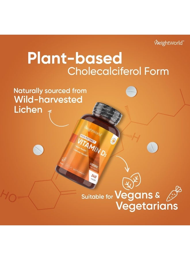 WeightWorld أقراص فيتامين د3 النباتية لصحة المناعة - Image 4