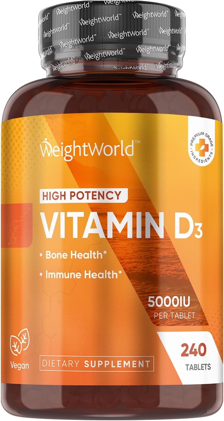 WeightWorld أقراص فيتامين د3 النباتية لصحة المناعة - Image 1