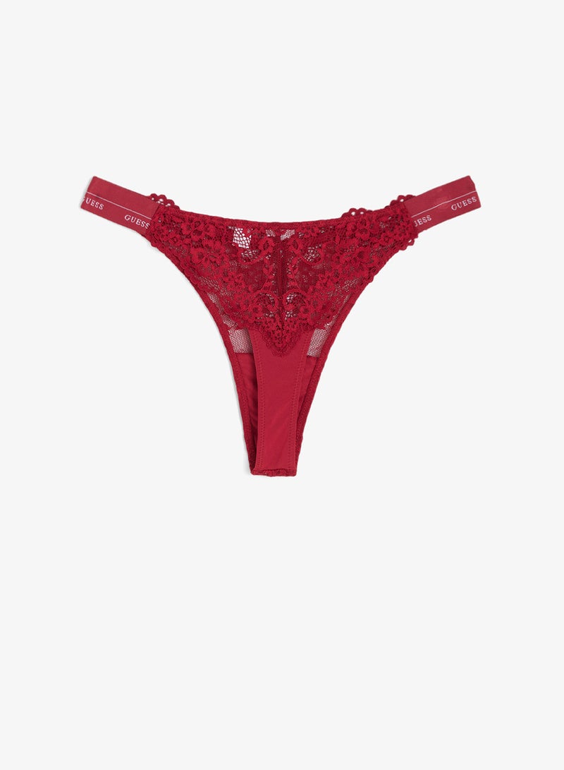 GUESS Lace High Leg Thong - Image 2